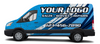 Vehicle Wrap Design - Transit vehicle wrap - water theme 1
