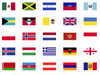 Flags of national countries - flag Vector