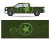 Vector Vehicle Wrap Design - Truck Wrap - U.S. Flag grunge 1