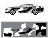 Vector Vehicle Wrap Design - Car Wrap - Abstract camo