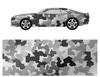 Vector Vehicle Wrap Design - Car Wrap - Hexagon camo