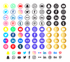 Social Media Icons Vector