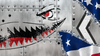 Vehicle Wrap Design - Ford Mustang  - Military Shark Bomber