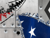 Vehicle Wrap Design - Ford Mustang  - Military Shark Bomber