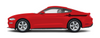 mustang horse graphics-vehicle decals - vector