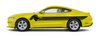 mustang horse graphics-vehicle decals - vector