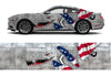 Vehicle Wrap Design - Ford Mustang  - Military Shark Bomber